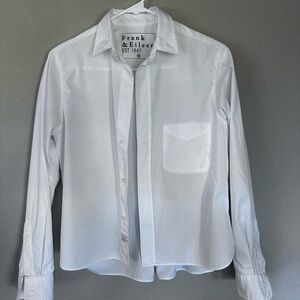 Frank & Eileen Silvio White Button Up Shirt